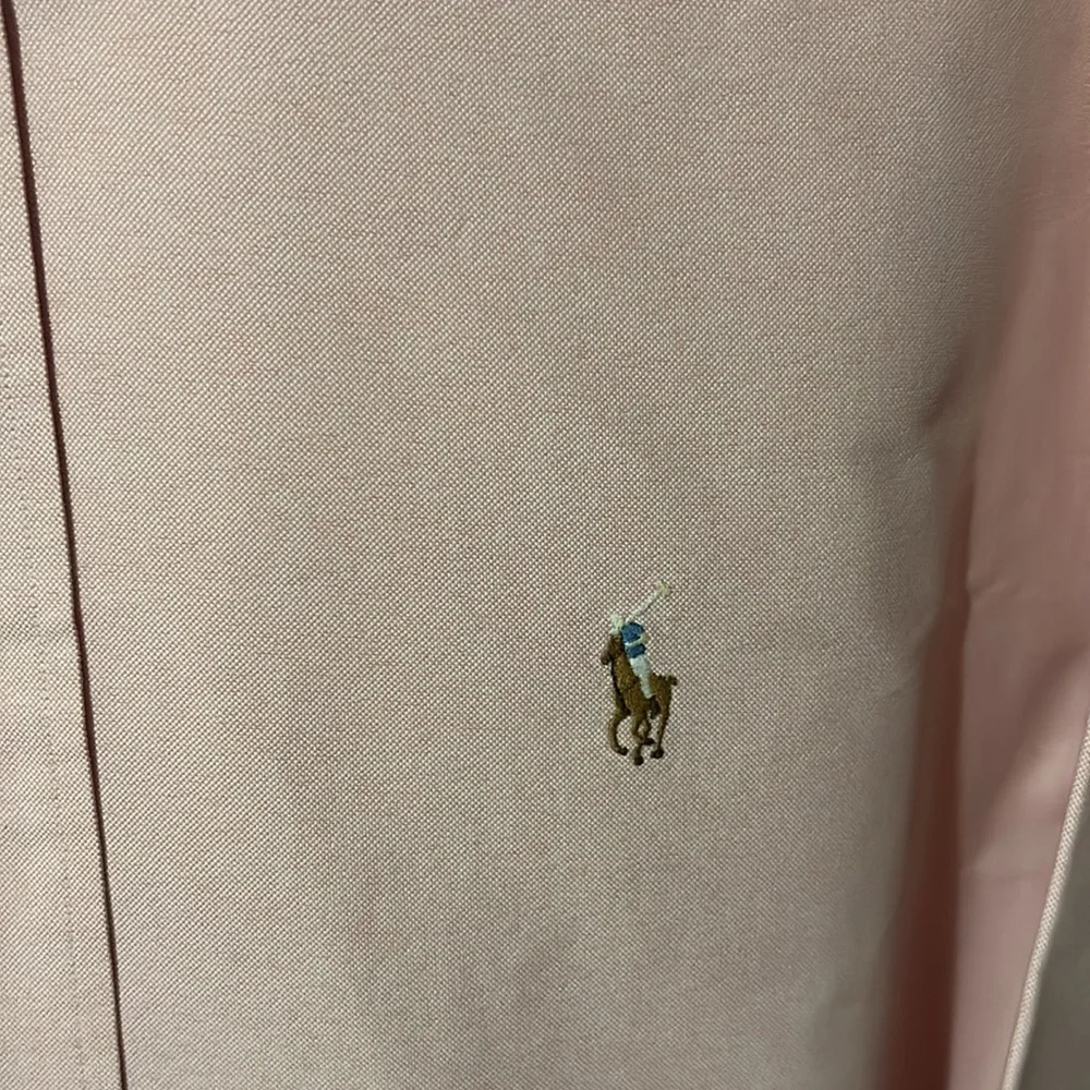 RALPH LAUREN Button-Down Collar Logo-Embroidered Cotton Oxford shirt - Picture 3 of 5